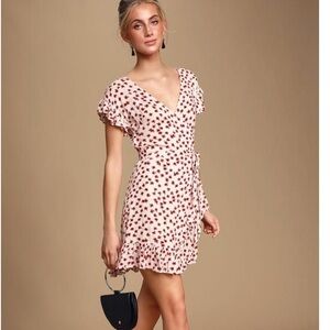 Billabong Wrap And Roll White Floral Dress